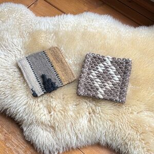 Wool Coffee “Rugs”